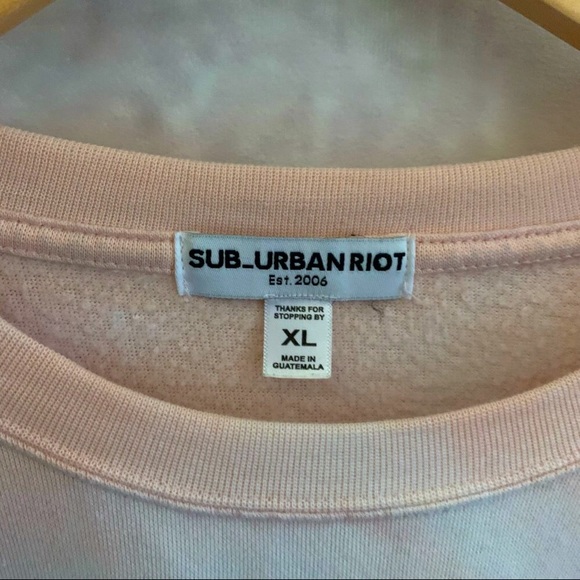 NWOT Sub_Urban Riot Tie-Dye Crew Neck Sweatshirt - Size XL - Picture 4 of 7